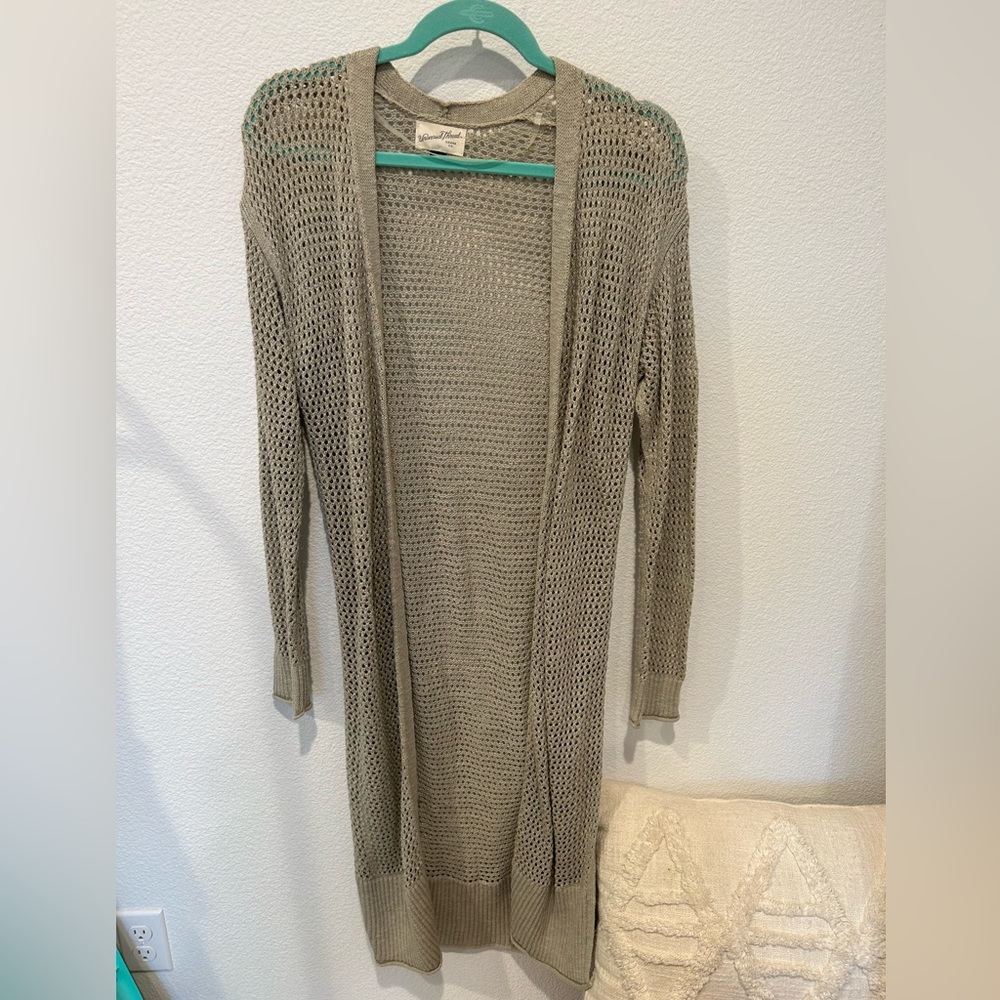 Long Cardigan // grey